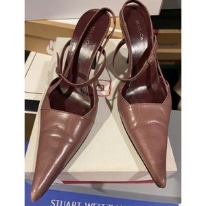 MAX & Co. Purple Slingback Pointed Pumps Size 37